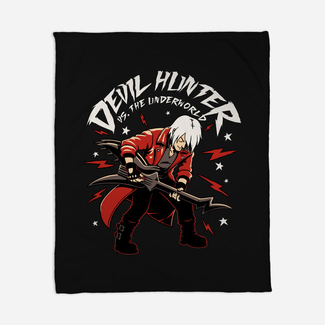 Devil Hunter Music Guitar-None-Fleece-Blanket-Studio Mootant