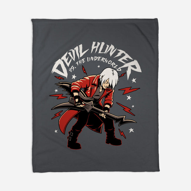 Devil Hunter Music Guitar-None-Fleece-Blanket-Studio Mootant