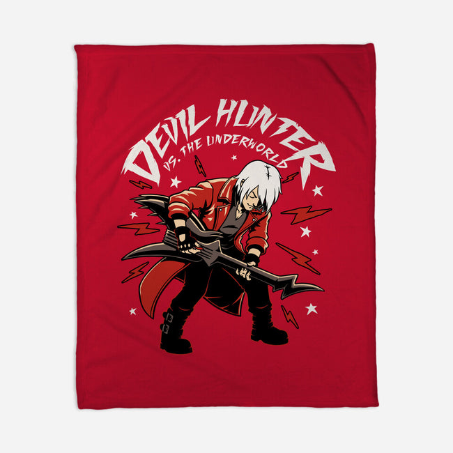 Devil Hunter Music Guitar-None-Fleece-Blanket-Studio Mootant