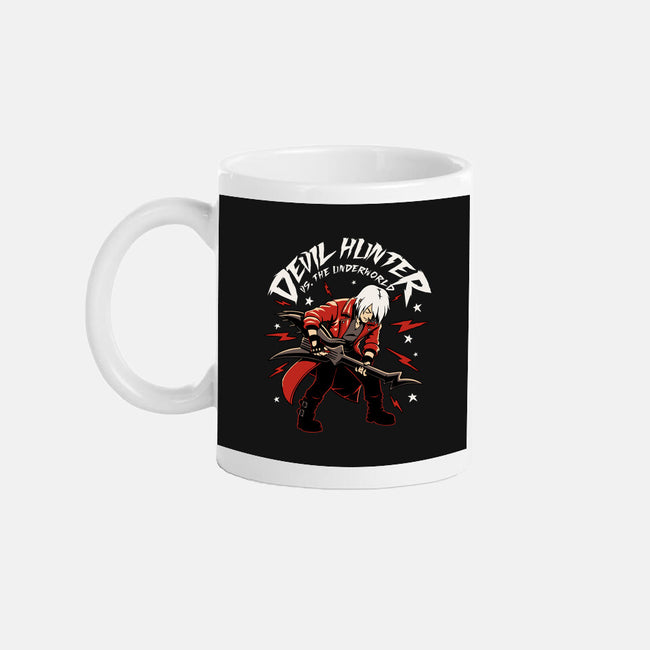 Devil Hunter Music Guitar-None-Mug-Drinkware-Studio Mootant