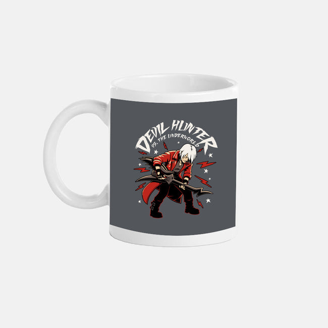 Devil Hunter Music Guitar-None-Mug-Drinkware-Studio Mootant