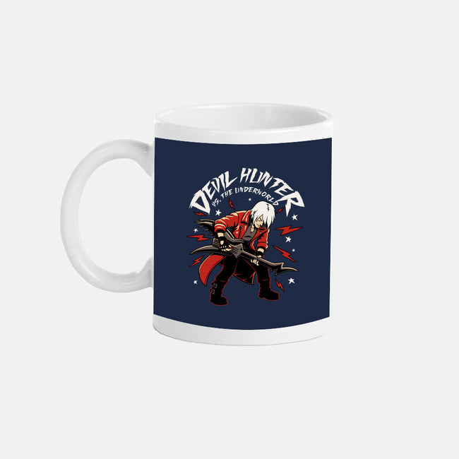 Devil Hunter Music Guitar-None-Mug-Drinkware-Studio Mootant