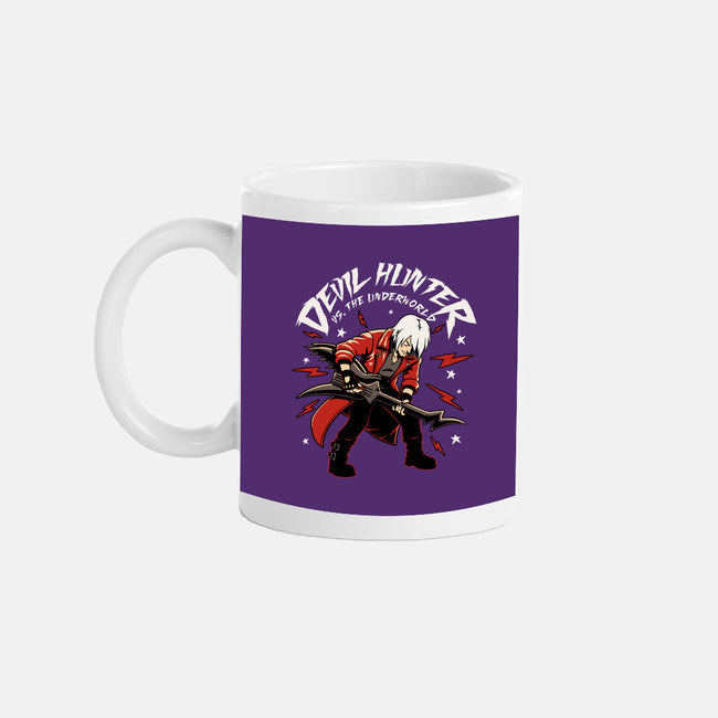 Devil Hunter Music Guitar-None-Mug-Drinkware-Studio Mootant