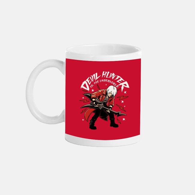 Devil Hunter Music Guitar-None-Mug-Drinkware-Studio Mootant