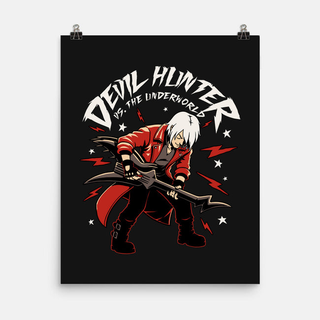Devil Hunter Music Guitar-None-Matte-Poster-Studio Mootant
