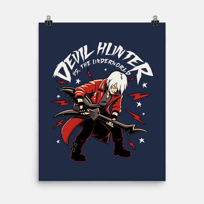Devil Hunter Music Guitar-None-Matte-Poster-Studio Mootant