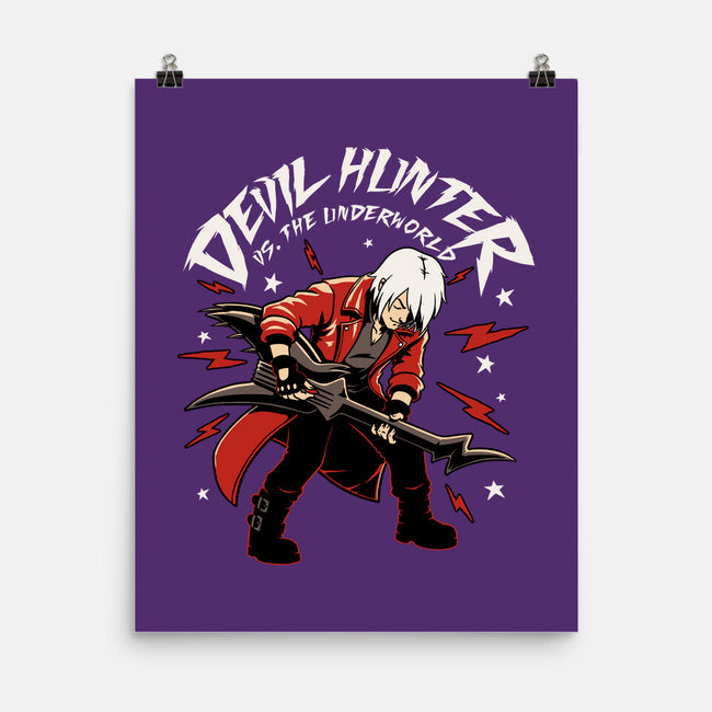 Devil Hunter Music Guitar-None-Matte-Poster-Studio Mootant
