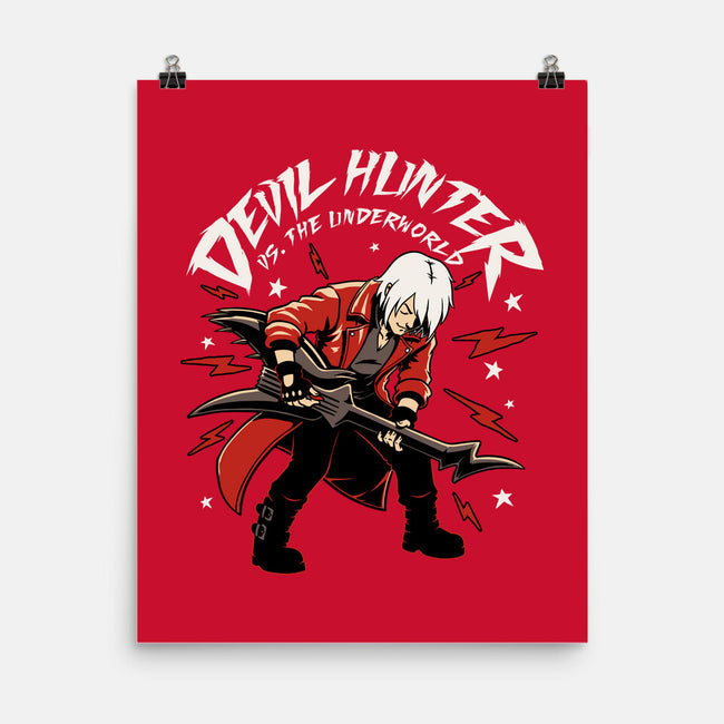 Devil Hunter Music Guitar-None-Matte-Poster-Studio Mootant