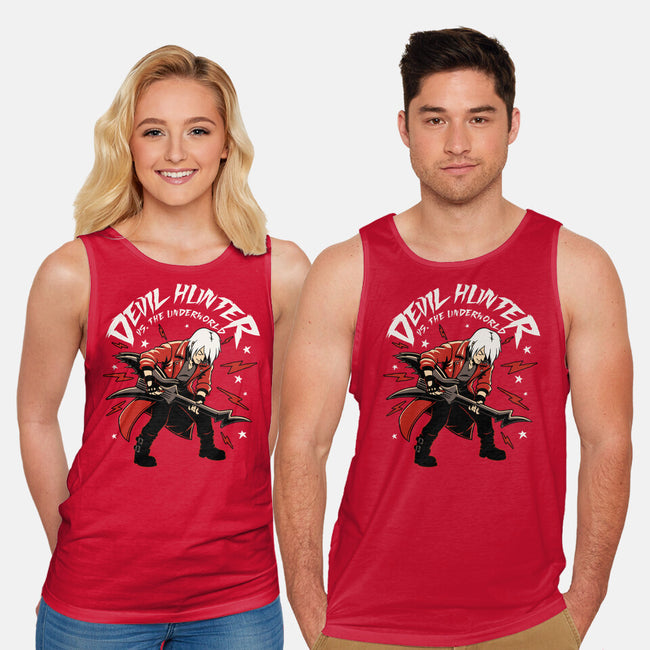 Devil Hunter Music Guitar-Unisex-Basic-Tank-Studio Mootant