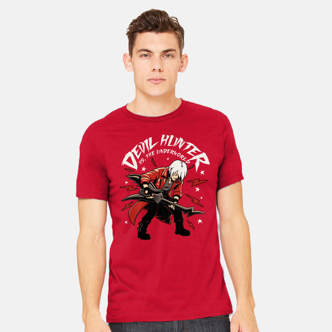 Devil Hunter Music Guitar-Mens-Heavyweight-Tee-Studio Mootant