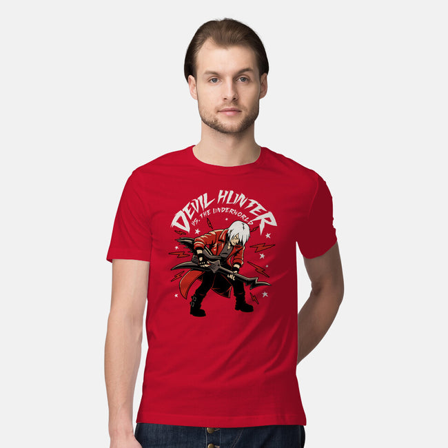 Devil Hunter Music Guitar-Mens-Premium-Tee-Studio Mootant