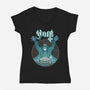 Noir Cubic-Womens-V-Neck-Tee-joerawks