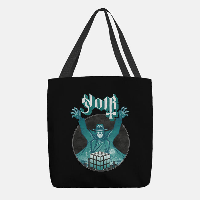 Noir Cubic-None-Basic Tote-Bag-joerawks
