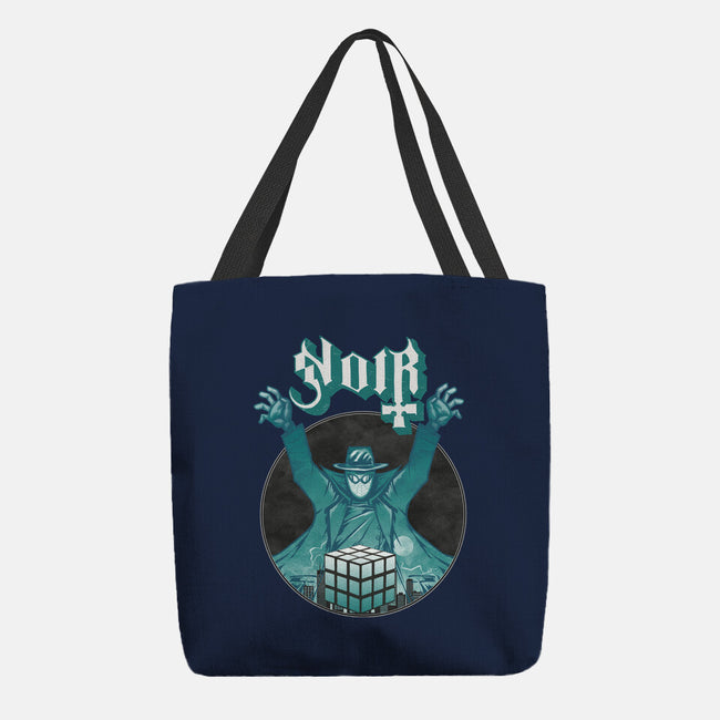 Noir Cubic-None-Basic Tote-Bag-joerawks