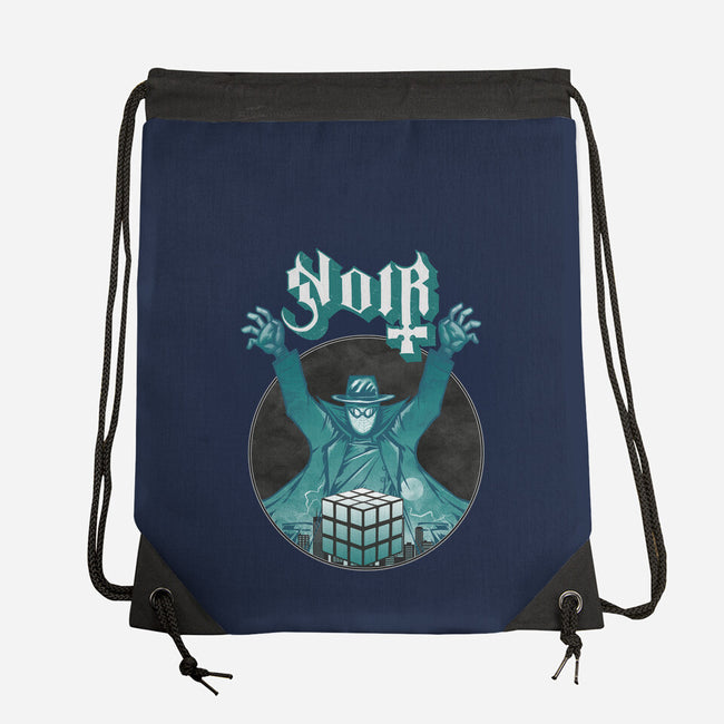Noir Cubic-None-Drawstring-Bag-joerawks