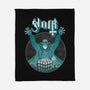 Noir Cubic-None-Fleece-Blanket-joerawks