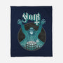 Noir Cubic-None-Fleece-Blanket-joerawks