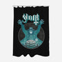 Noir Cubic-None-Polyester-Shower Curtain-joerawks