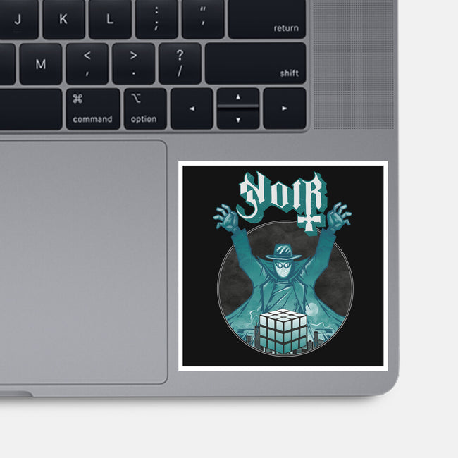 Noir Cubic-None-Glossy-Sticker-joerawks