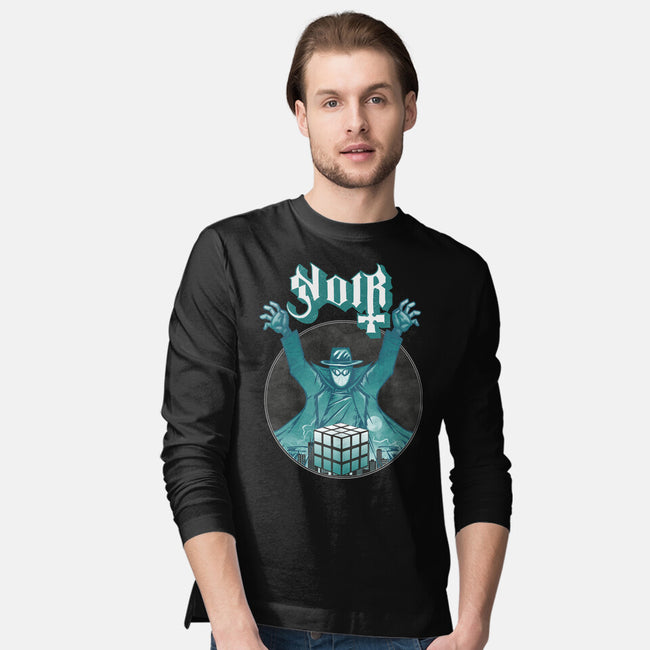 Noir Cubic-Mens-Long Sleeved-Tee-joerawks