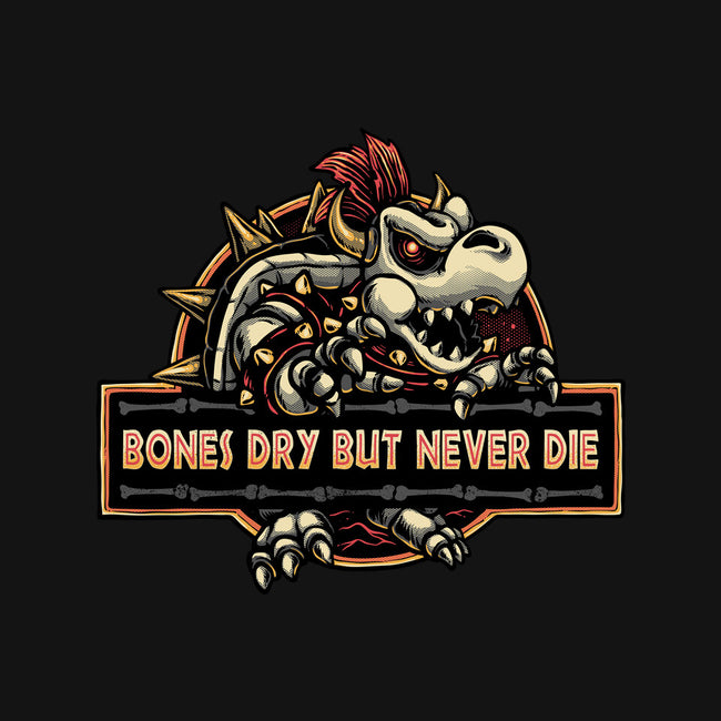 Bones Dry But Never Die-Womens-Fitted-Tee-glitchygorilla