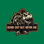 Bones Dry But Never Die-Unisex-Basic-Tee-glitchygorilla