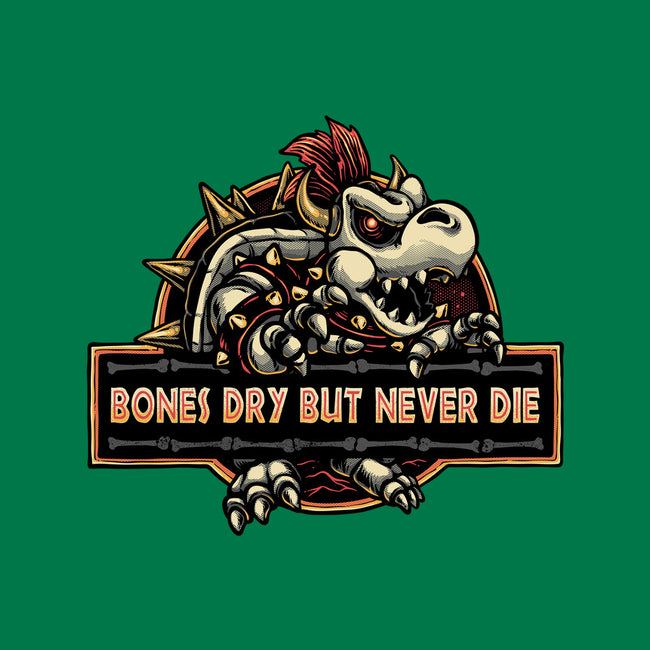 Bones Dry But Never Die-Womens-Racerback-Tank-glitchygorilla