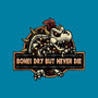 Bones Dry But Never Die-Womens-Basic-Tee-glitchygorilla