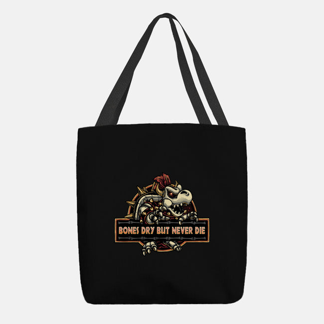 Bones Dry But Never Die-None-Basic Tote-Bag-glitchygorilla