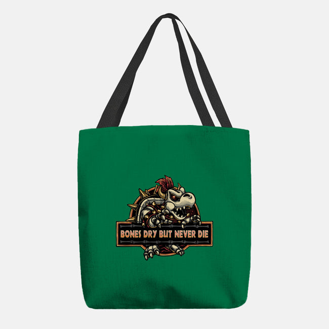 Bones Dry But Never Die-None-Basic Tote-Bag-glitchygorilla