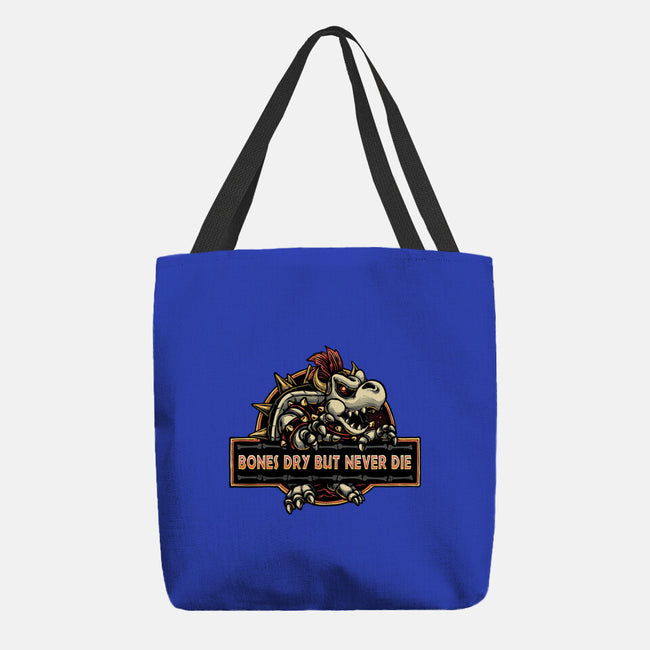 Bones Dry But Never Die-None-Basic Tote-Bag-glitchygorilla