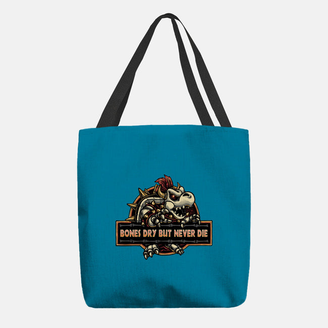 Bones Dry But Never Die-None-Basic Tote-Bag-glitchygorilla