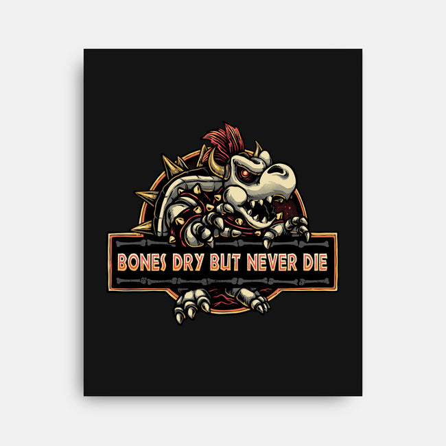 Bones Dry But Never Die-None-Stretched-Canvas-glitchygorilla