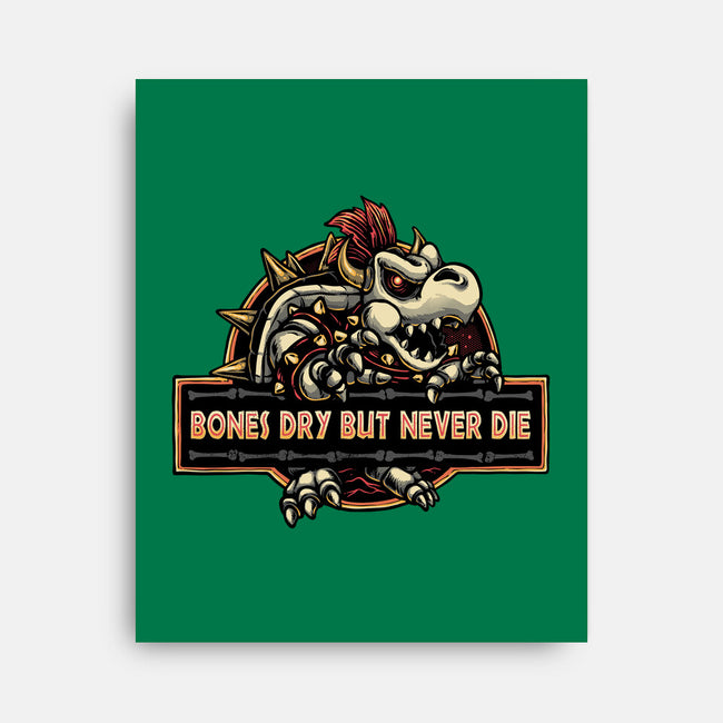 Bones Dry But Never Die-None-Stretched-Canvas-glitchygorilla