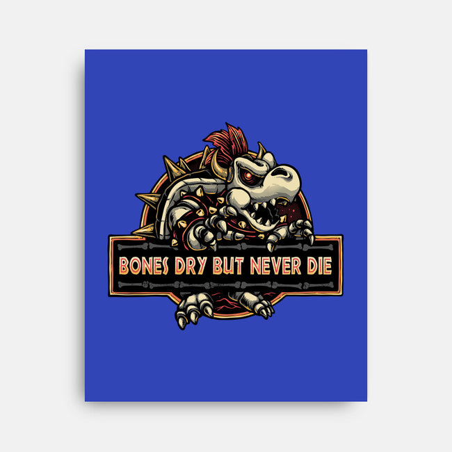 Bones Dry But Never Die-None-Stretched-Canvas-glitchygorilla