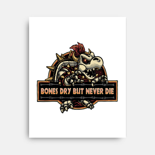 Bones Dry But Never Die-None-Stretched-Canvas-glitchygorilla