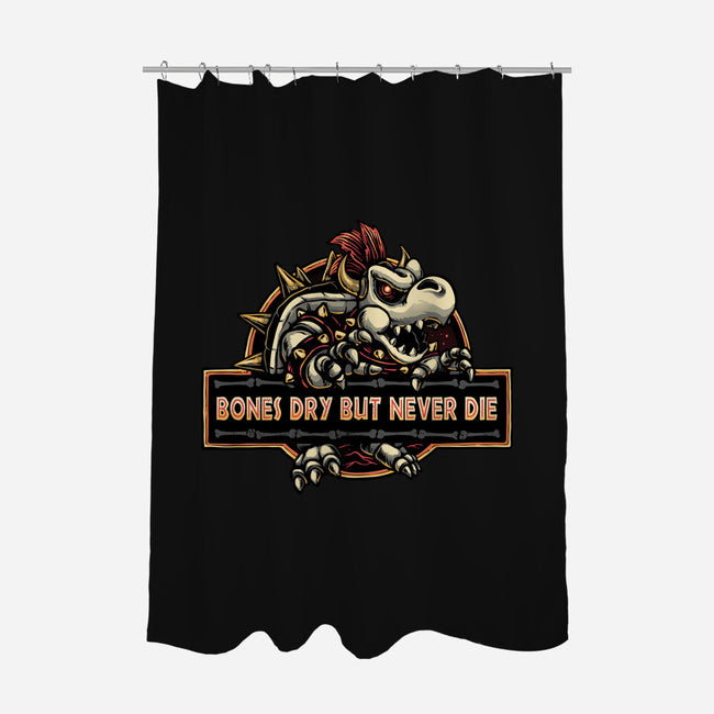 Bones Dry But Never Die-None-Polyester-Shower Curtain-glitchygorilla