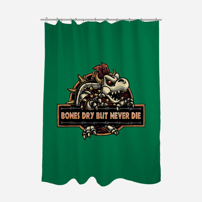 Bones Dry But Never Die-None-Polyester-Shower Curtain-glitchygorilla
