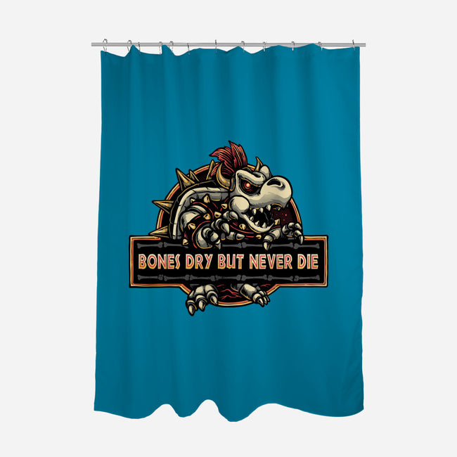 Bones Dry But Never Die-None-Polyester-Shower Curtain-glitchygorilla