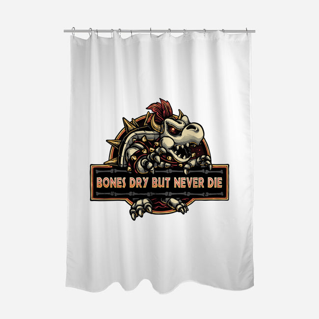 Bones Dry But Never Die-None-Polyester-Shower Curtain-glitchygorilla