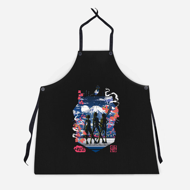 Slay The Demons-Unisex-Kitchen-Apron-Arinesart