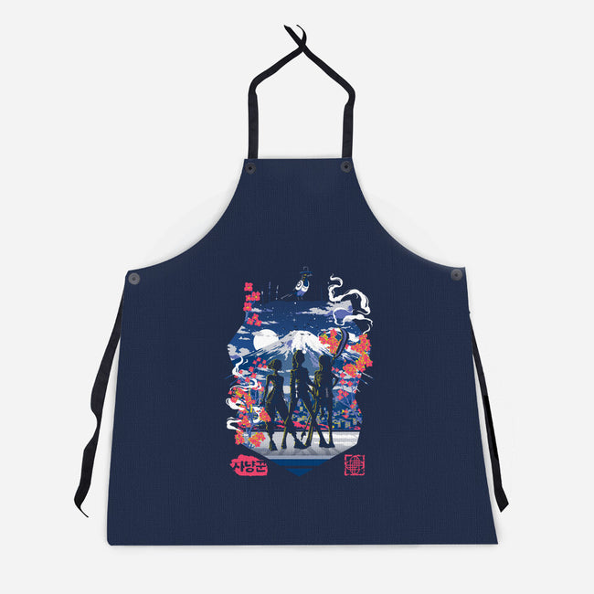 Slay The Demons-Unisex-Kitchen-Apron-Arinesart