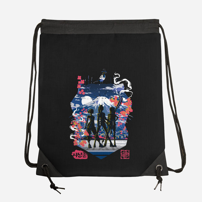Slay The Demons-None-Drawstring-Bag-Arinesart