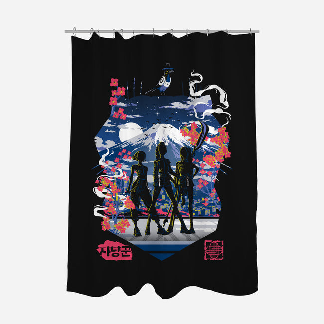 Slay The Demons-None-Polyester-Shower Curtain-Arinesart