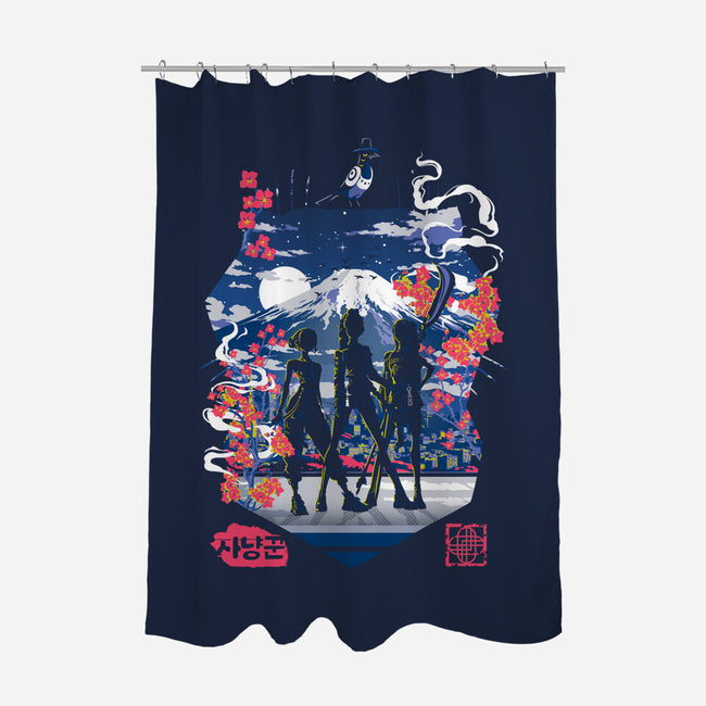 Slay The Demons-None-Polyester-Shower Curtain-Arinesart