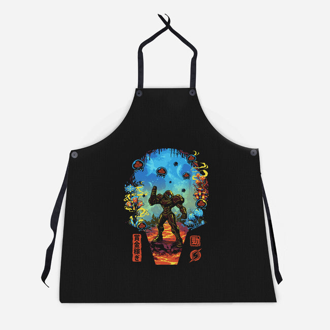 Galactic Hunter-Unisex-Kitchen-Apron-Arinesart