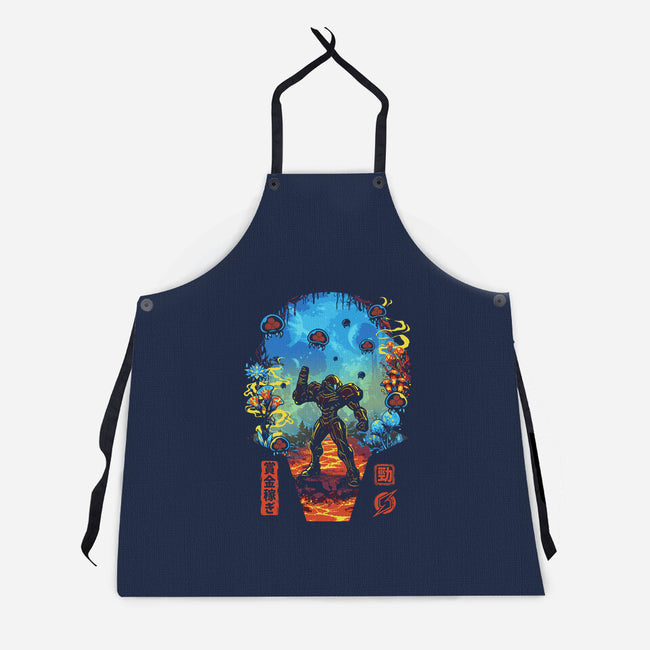 Galactic Hunter-Unisex-Kitchen-Apron-Arinesart