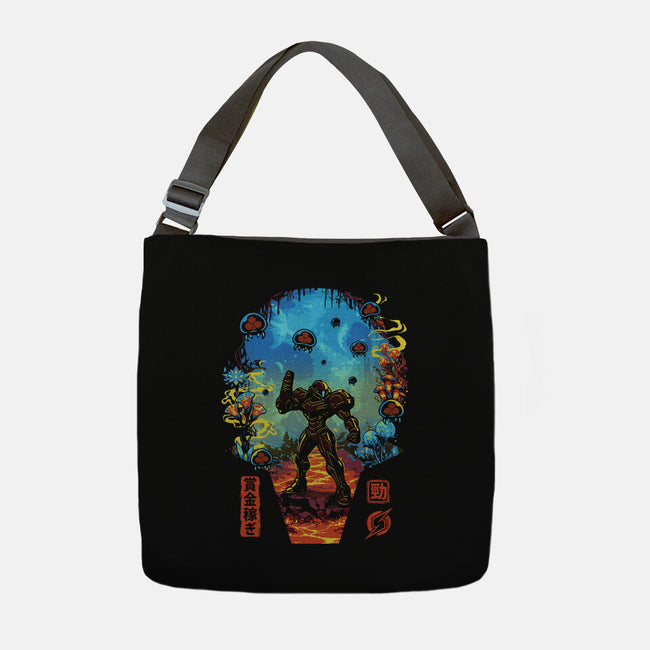 Galactic Hunter-None-Adjustable Tote-Bag-Arinesart