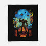 Galactic Hunter-None-Fleece-Blanket-Arinesart