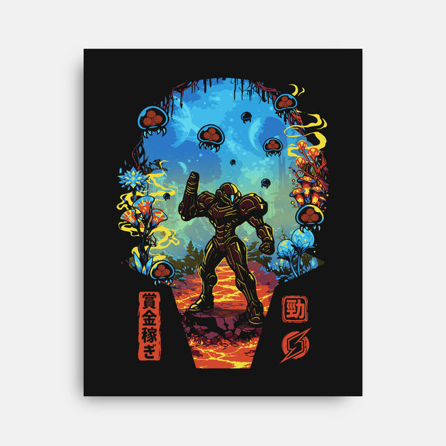 Galactic Hunter-None-Stretched-Canvas-Arinesart